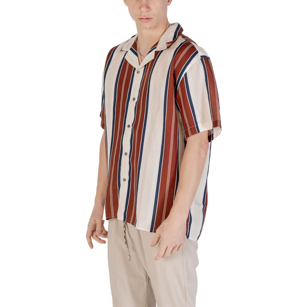 Gianni Lupo Beige Linen Shortsleeve Shirt Gianni Lupo