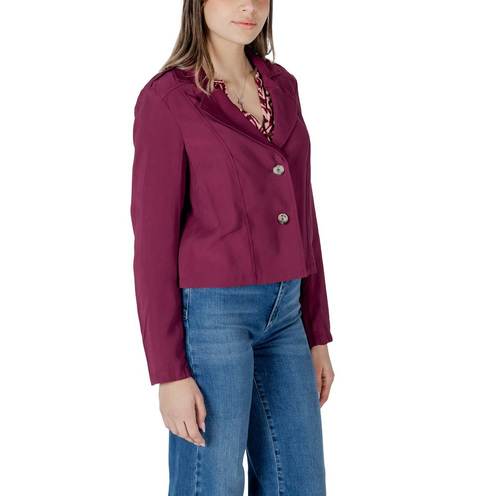 Street One Purple Viscose Parka