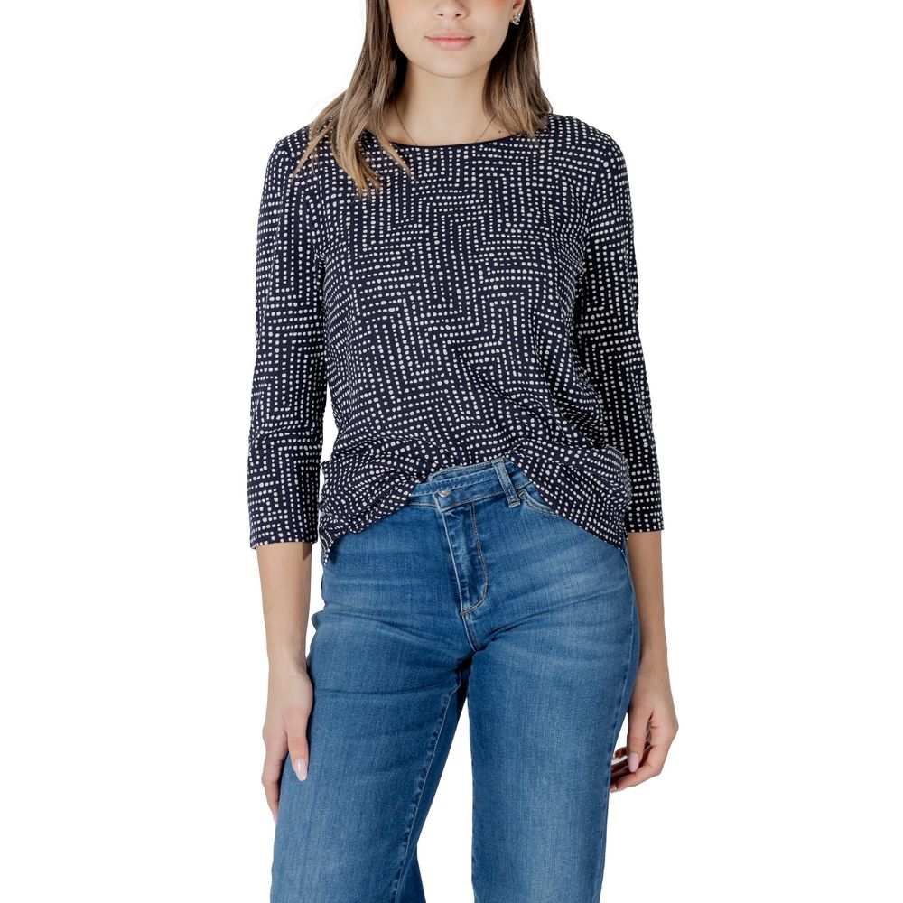 Street One Blue Viscose Long Sleeve