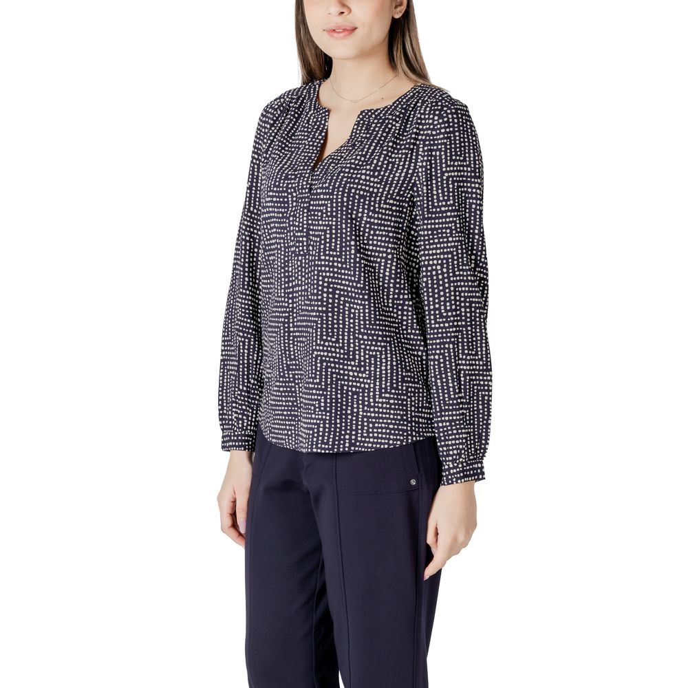 Street One Blue Viscose Blouse Street One