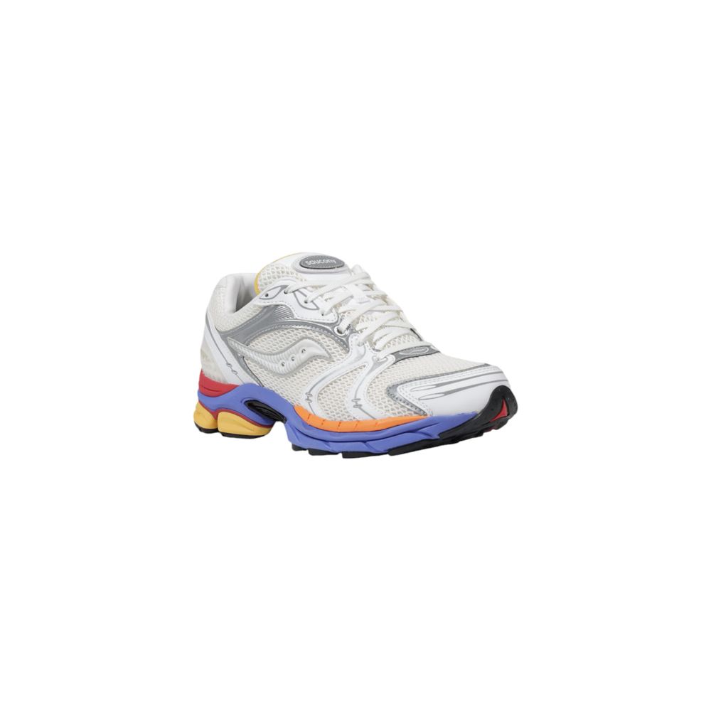 Saucony White Synthetic Athletic Sneakers - Eljoys Fashion 