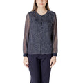 Street One Blue Polyester Blouse - Eljoys Fashion 