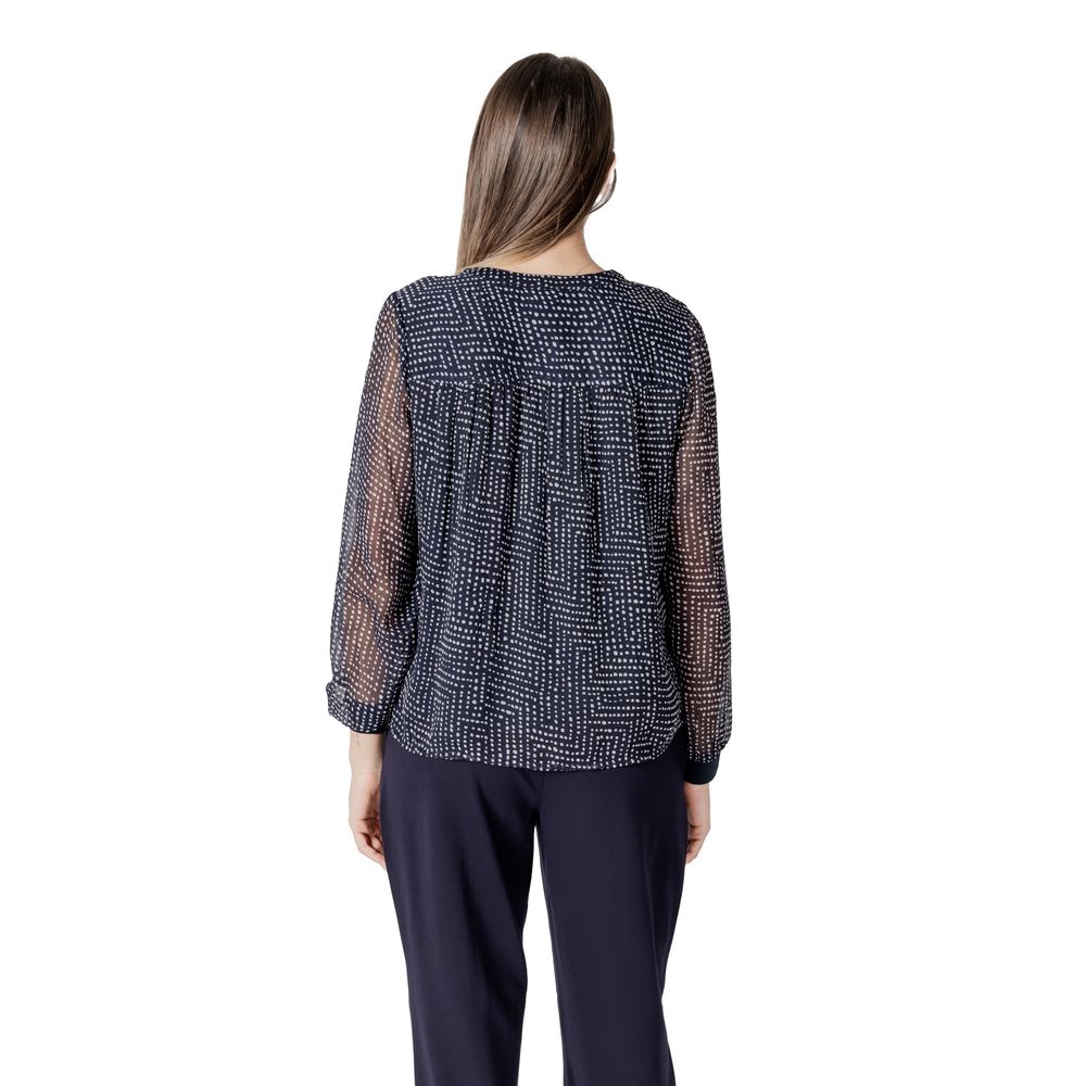 Street One Blue Polyester Blouse Street One