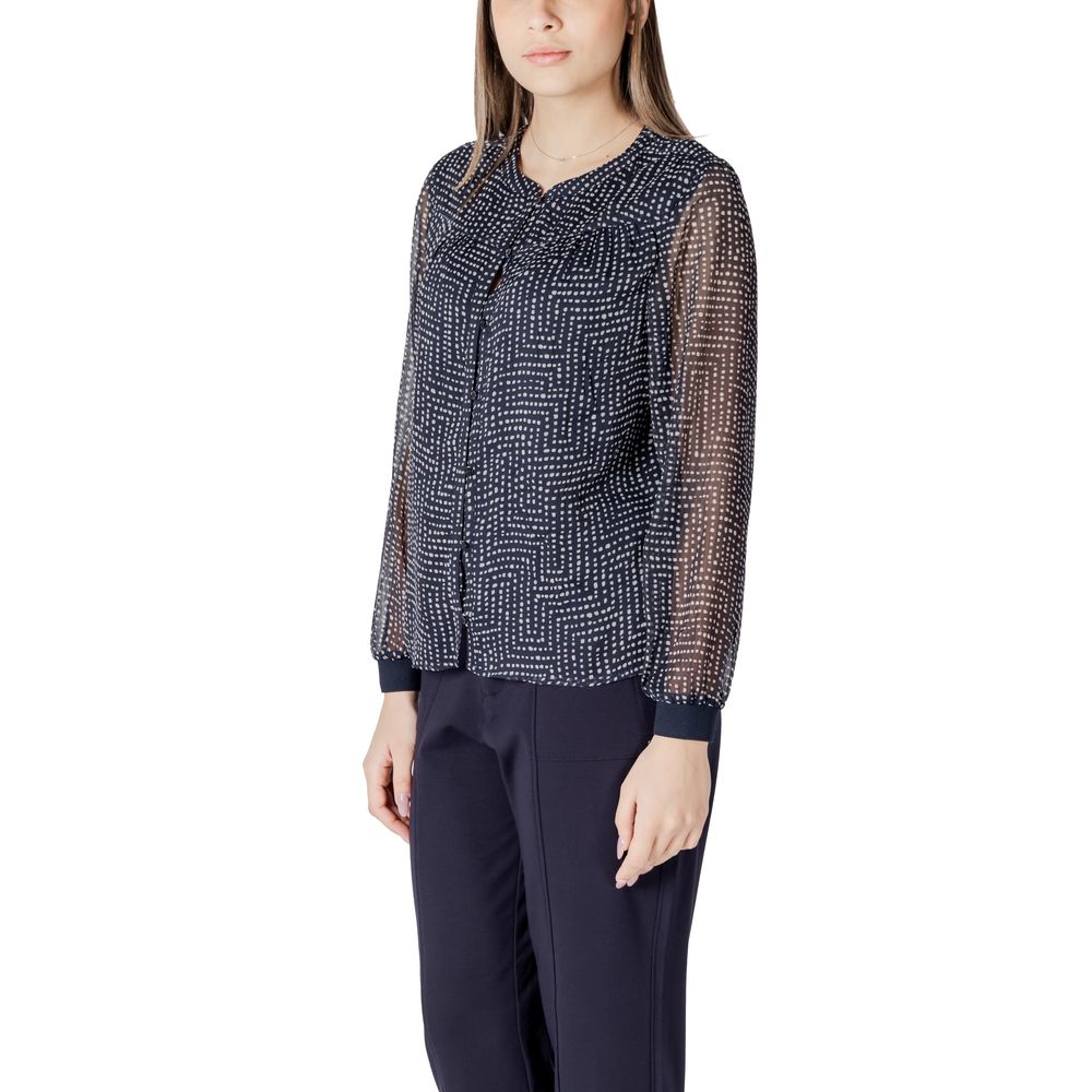 Street One Blue Polyester Blouse Street One
