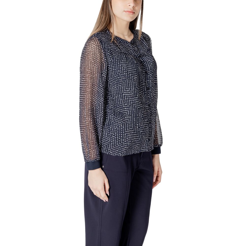 Street One Blue Polyester Blouse Street One