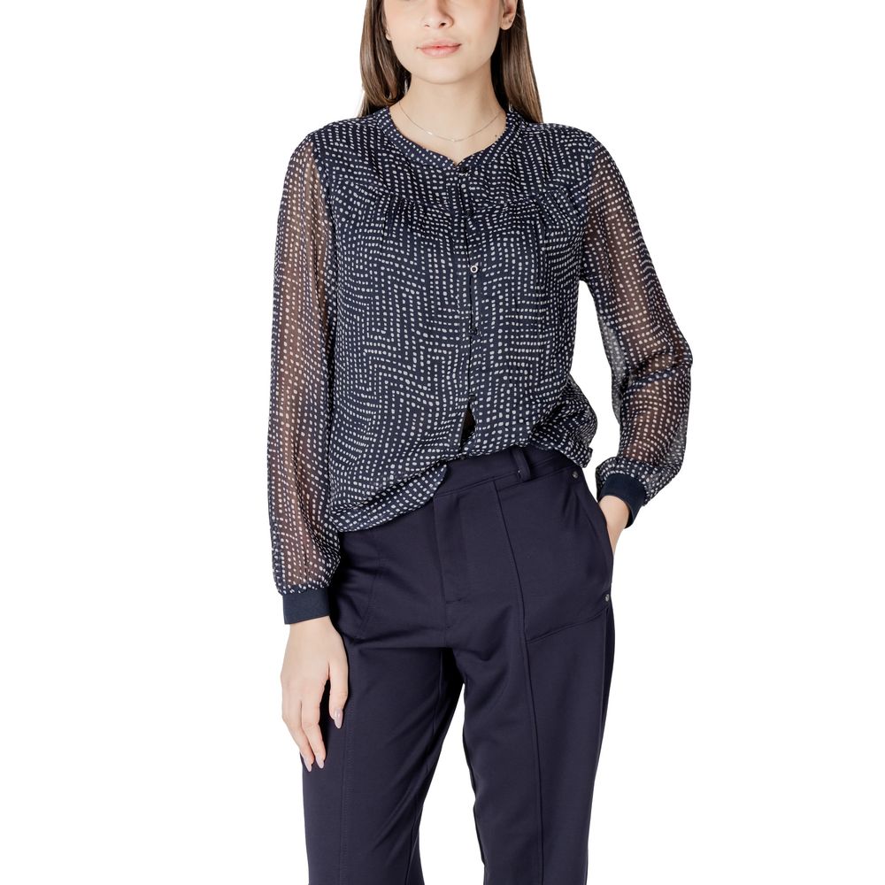 Street One Blue Polyester Blouse Street One