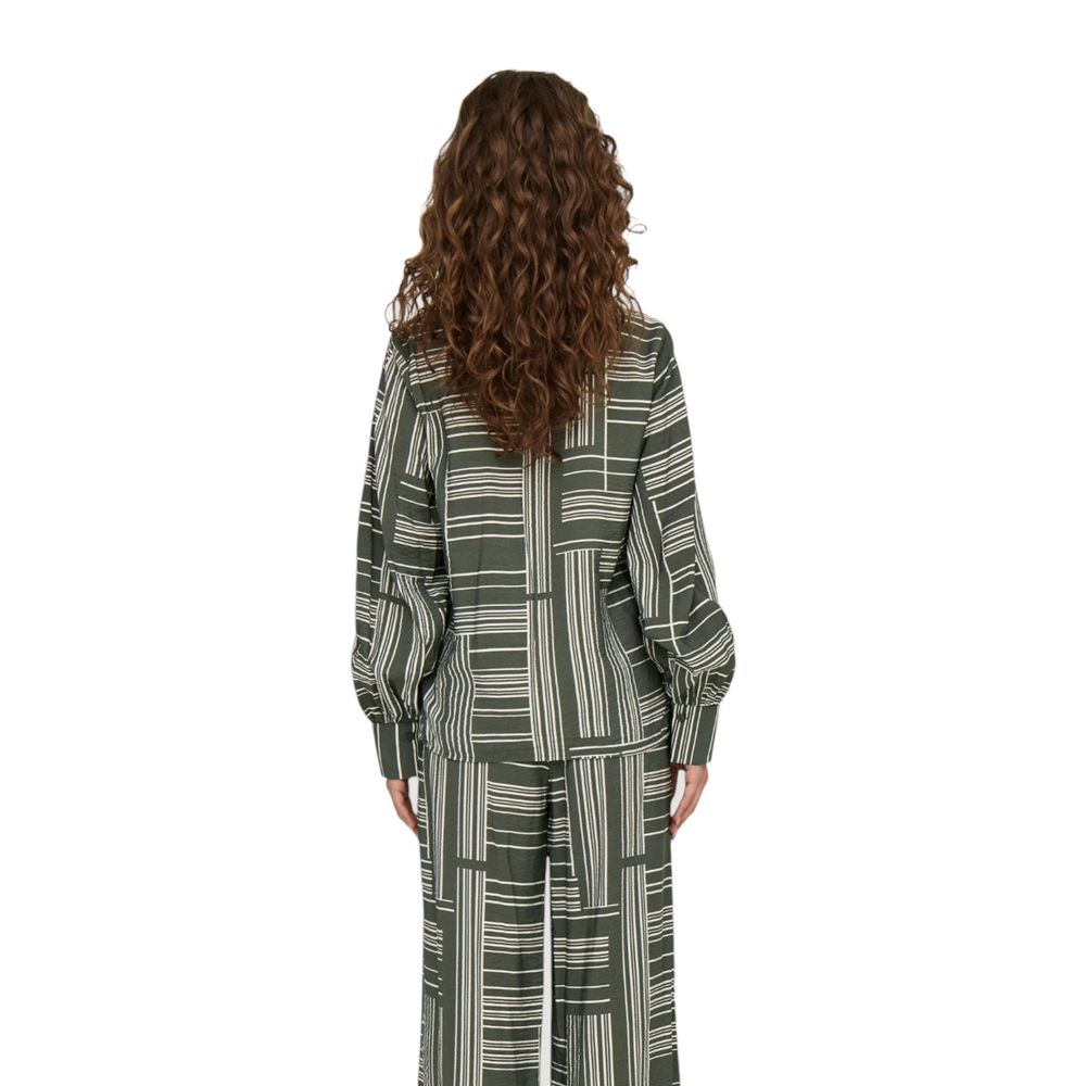 Jacqueline De Yong Green Viscose Blouse Jacqueline De Yong