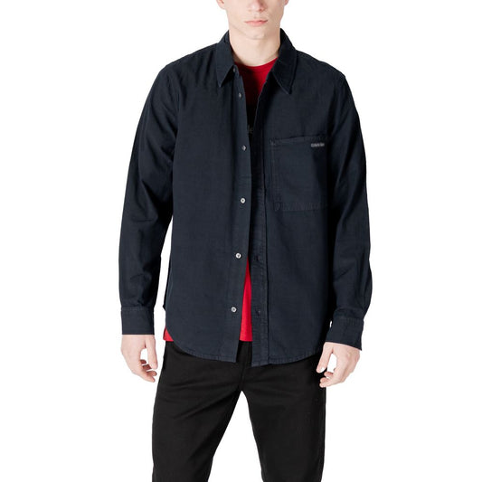 Calvin Klein Jeans Black Cotton Shirt Calvin Klein Jeans