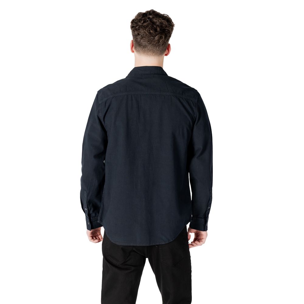 Calvin Klein Jeans Black Cotton Shirt Calvin Klein Jeans