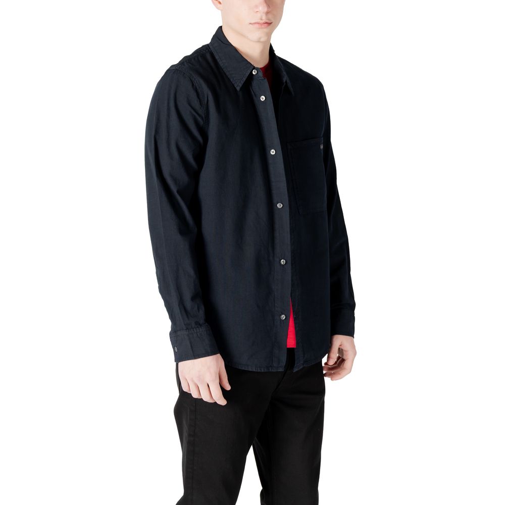 Calvin Klein Jeans Black Cotton Shirt Calvin Klein Jeans