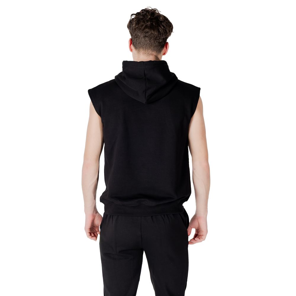 Icon Black Cotton Hoodie Icon