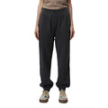 Gray cotton Calvin Klein Jeans joggers, workout pants with a relaxed fit and elastic waistband, shown on a model.