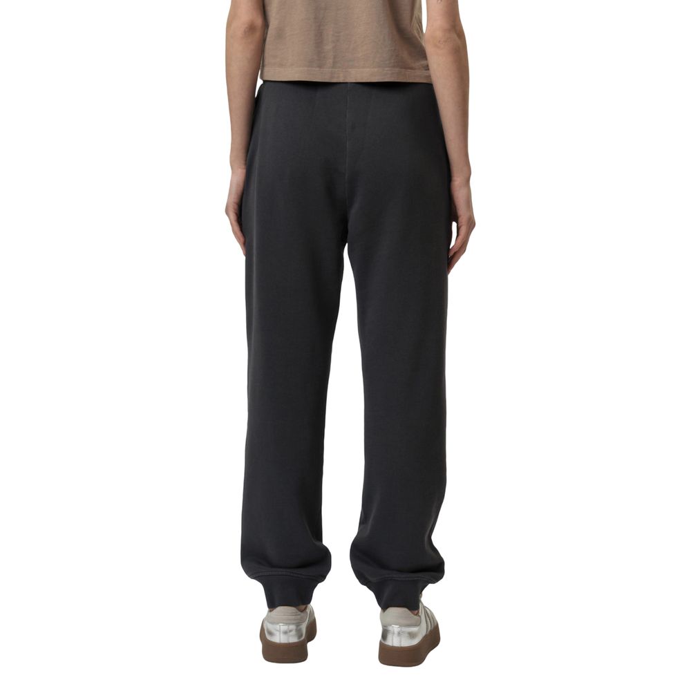 Calvin Klein Jeans gray cotton joggers with elastic waistband and tapered fit, perfect for casual wear and workouts.