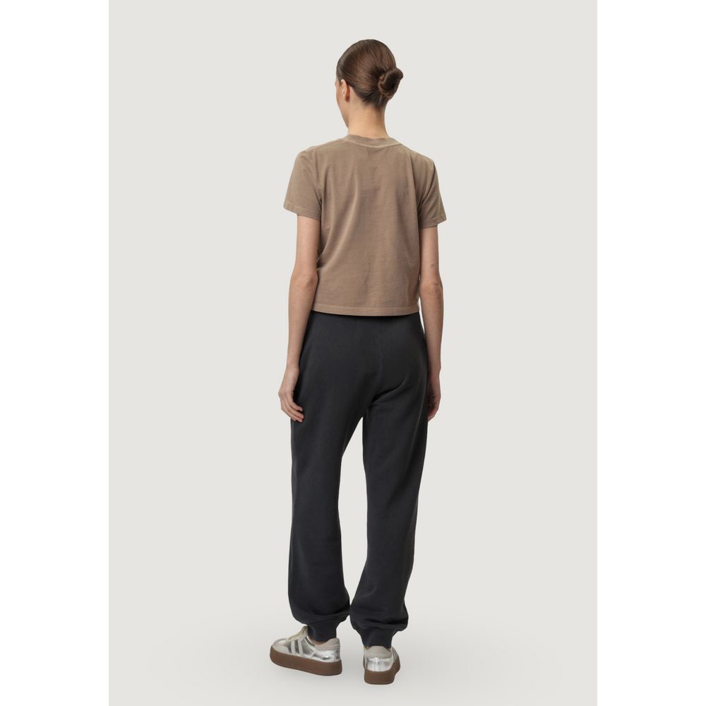 Calvin Klein Jeans gray cotton joggers with elastic waistband and tapered fit, casual workout or lounge pants.