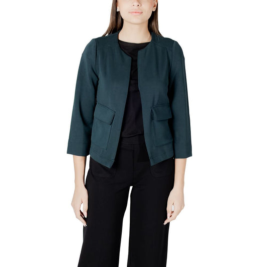 Street One Green Modal Jackets & Coat
