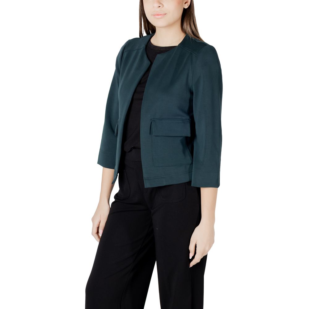 Street One Green Modal Jackets & Coat