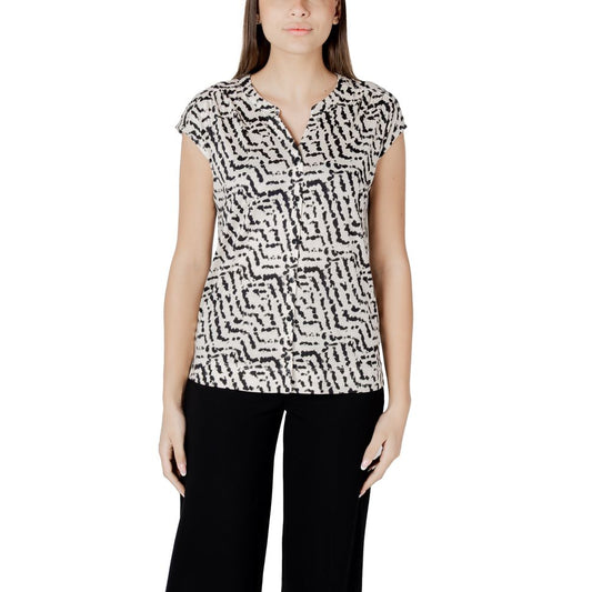Street One Cream Cotton T-Shirt Street One