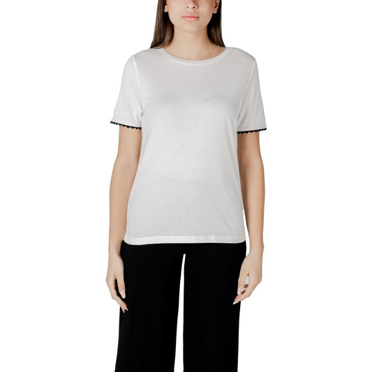 Street One White Cotton T-Shirt Street One