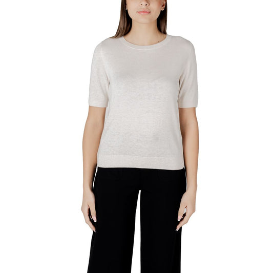 Street One Beige Viscose Sweatshirt Street One