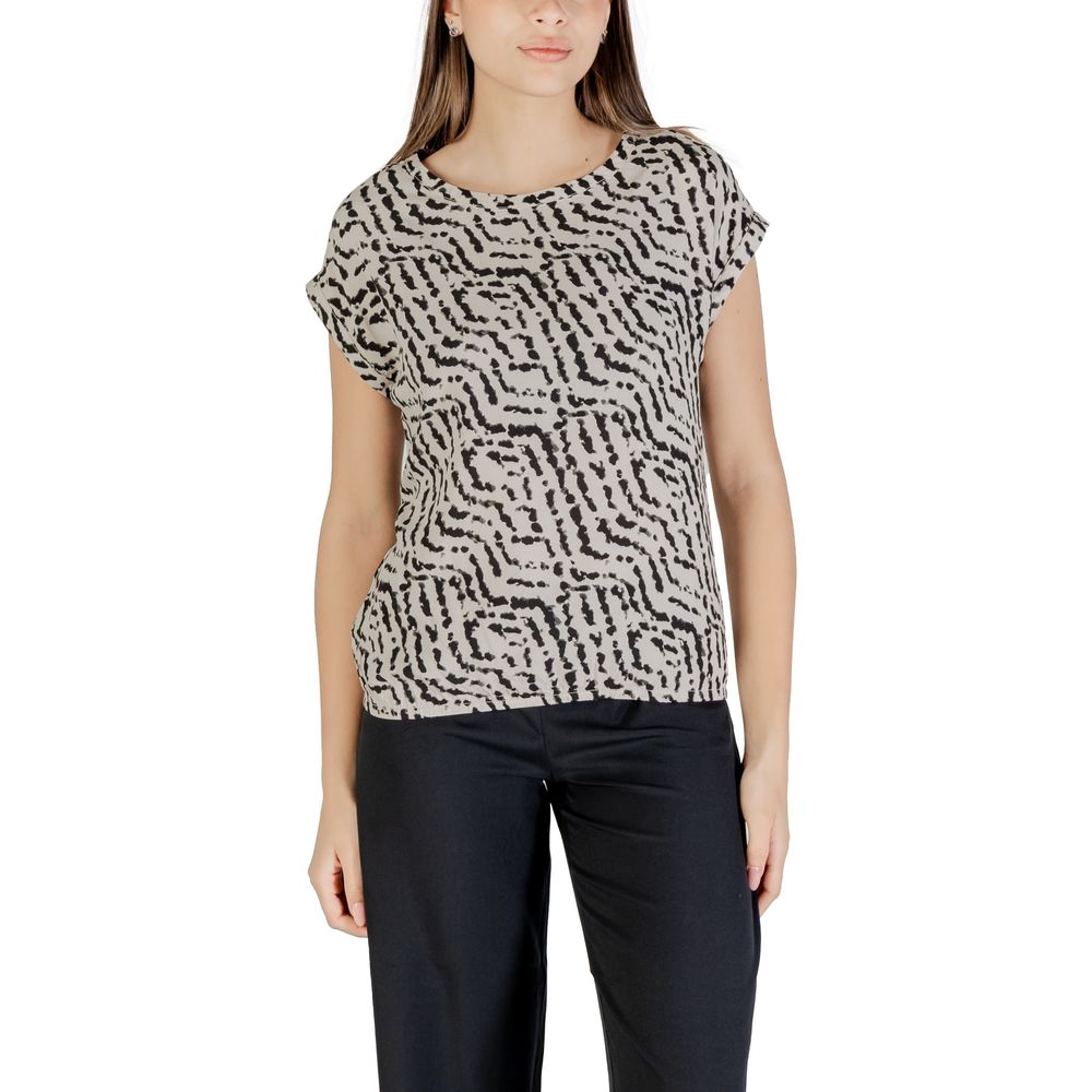 Street One Beige Viscose Blouse Street One