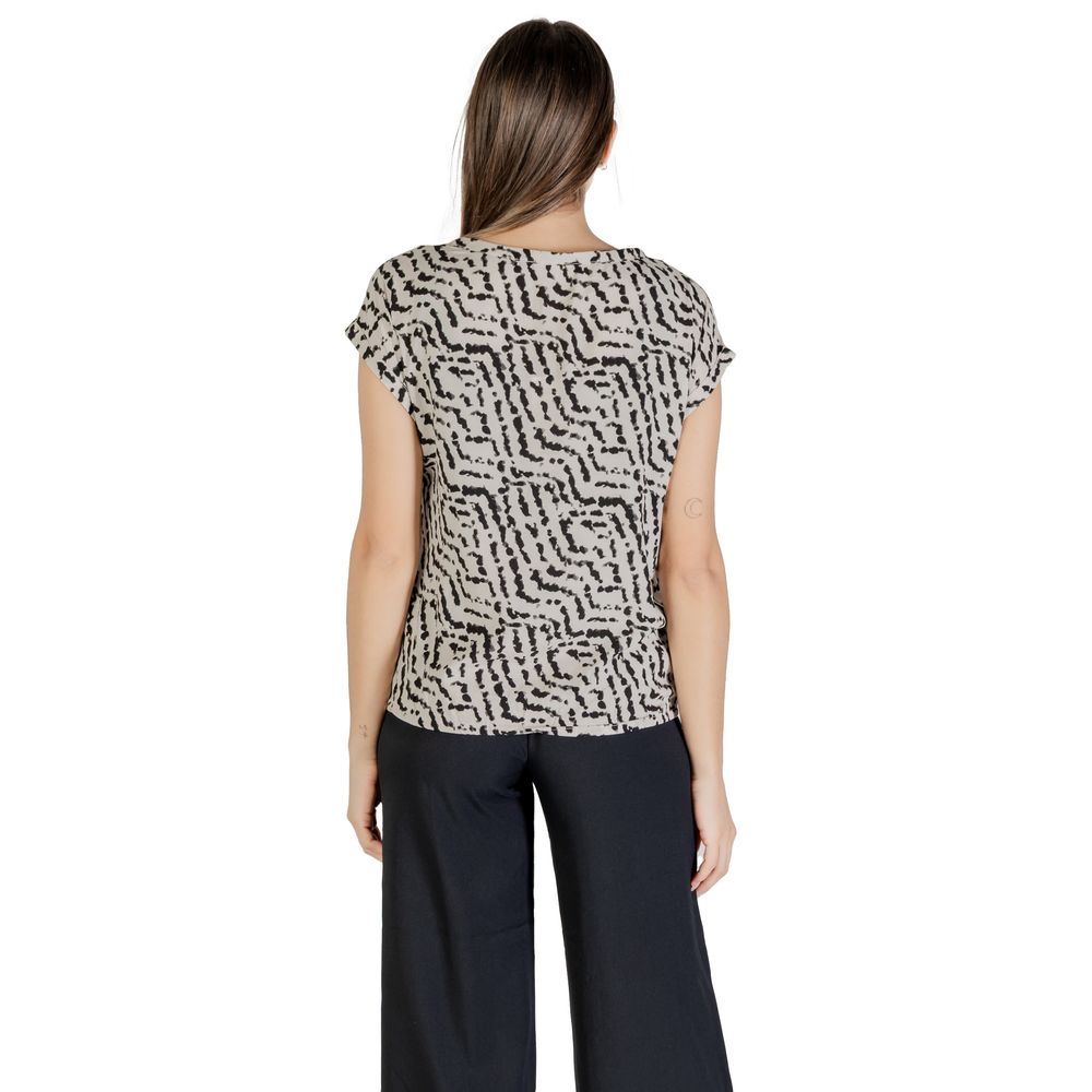 Street One Beige Viscose Blouse Street One