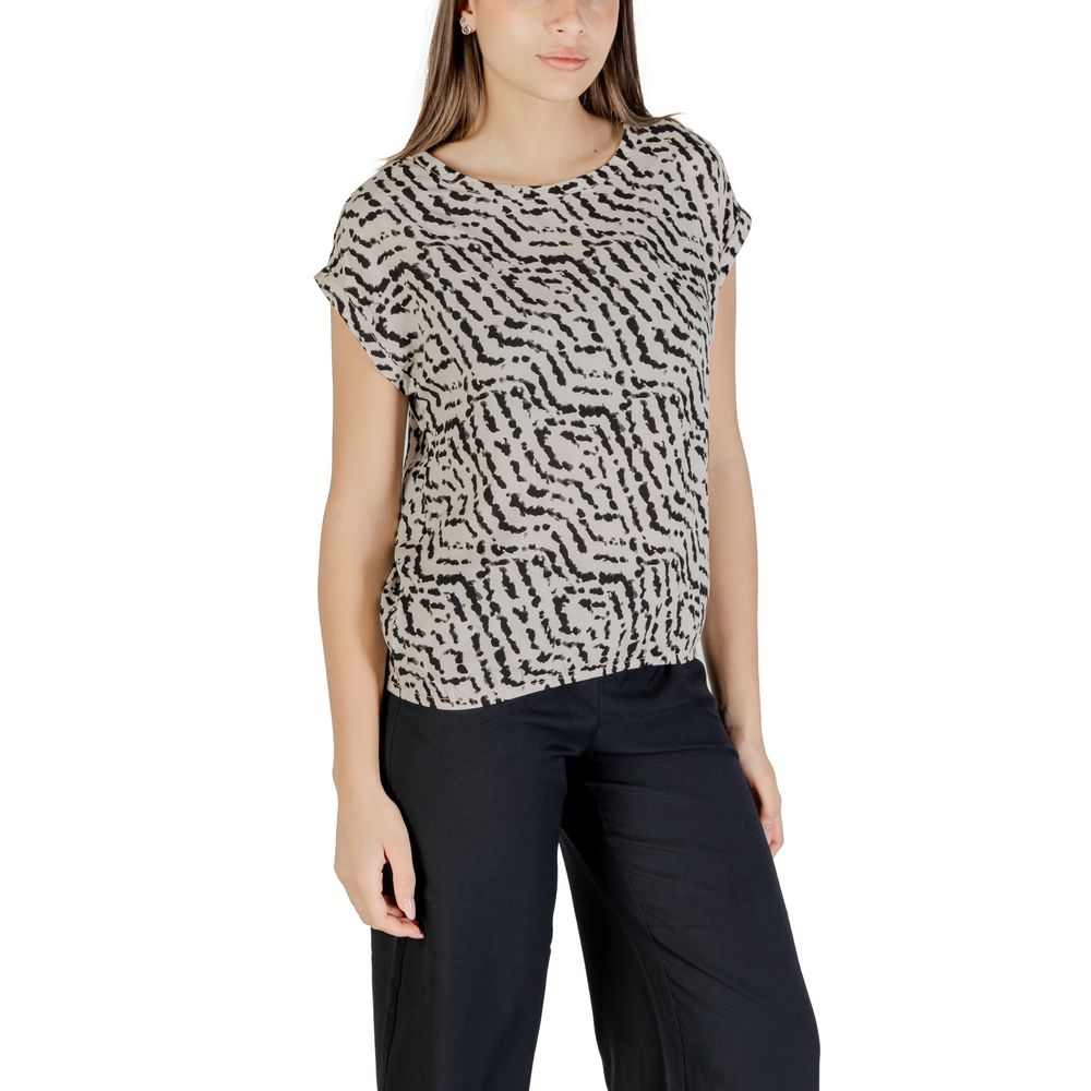 Street One Beige Viscose Blouse Street One