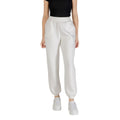 Guess Active cream viscose joggers, lightweight workout pants with a relaxed fit and elastic waistband for comfortable active wear.