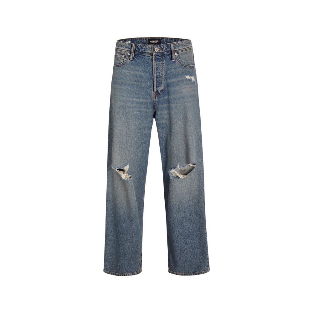 Jack Jones Blue Cotton Relaxed Fit Jeans Jack Jones