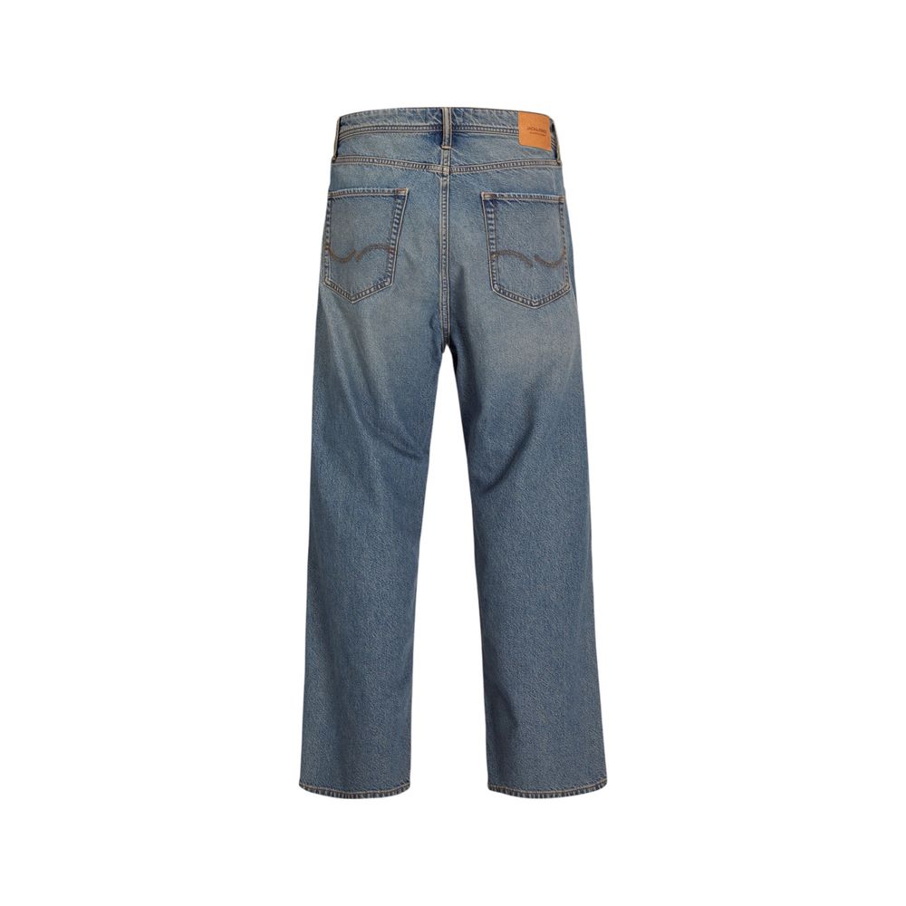 Jack Jones Blue Cotton Relaxed Fit Jeans Jack Jones