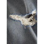 Jack Jones Blue Cotton Relaxed Fit Jeans