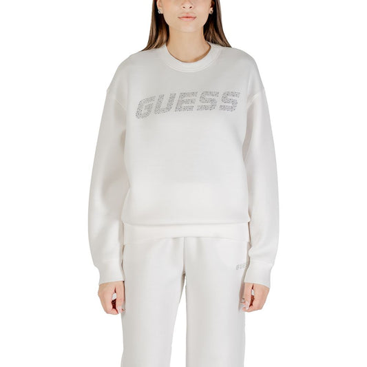 Guess Active Cream Viscose Sweatshirt Guess Active