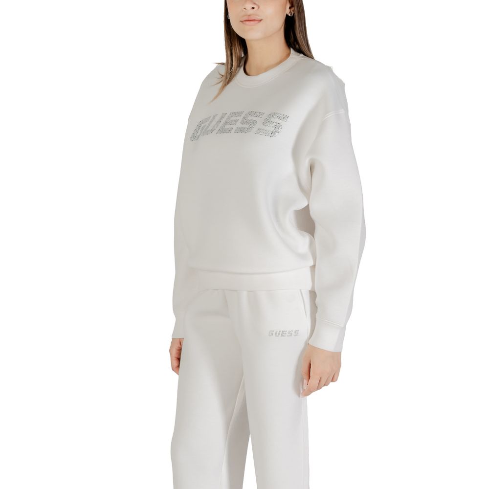 Guess Active Cream Viscose Sweatshirt Guess Active