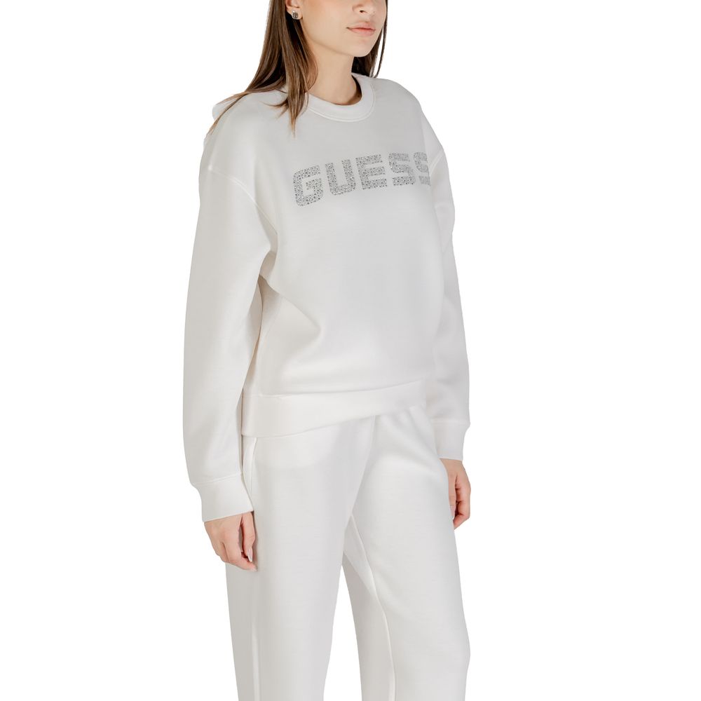 Guess Active Cream Viscose Sweatshirt Guess Active