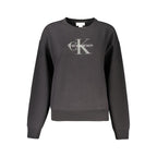 Calvin Klein Black Cotton Women's Sweatshirt Calvin Klein