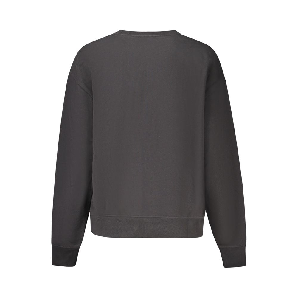 Calvin Klein Black Cotton Women's Sweatshirt Calvin Klein