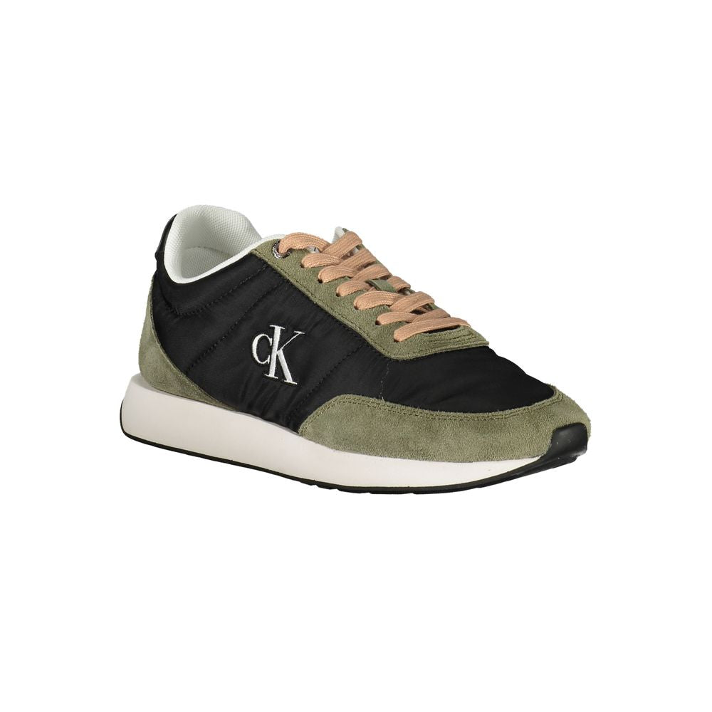 Calvin Klein Nero polyester women's sneaker with sleek design and comfortable fit, showcasing stylish athletic footwear.