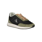 Calvin Klein Nero polyester women's sneaker with sleek design and comfortable fit, showcasing stylish athletic footwear.