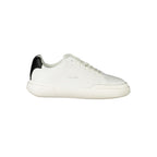 Calvin Klein Bianco white polyurethane women's sneakers with sleek design and comfortable fit, ideal for casual wear.