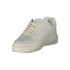 Calvin Klein Bianco polyurethane women’s sneaker with white design, casual style, and comfortable fit on a clean background.