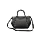 Guess Jeans Nero black polyurethane women's handbag with sleek design and top handle, stylish accessory for everyday use.