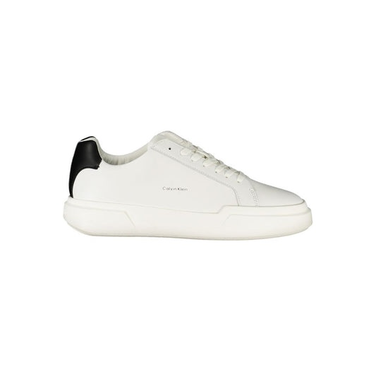 Calvin Klein Bianco Leather Men Sneaker Calvin Klein