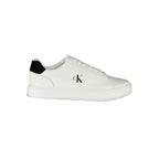 Calvin Klein Bianco polyurethane men's sneaker with white design and sleek style, perfect for casual and athletic wear.