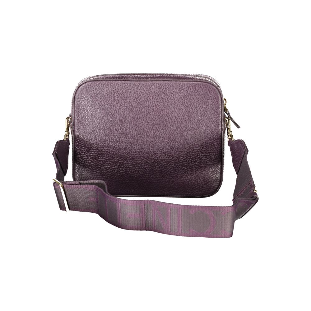 Coccinelle Viola leather women’s bag with sleek design, featuring a smooth finish and subtle detailing on a neutral background.