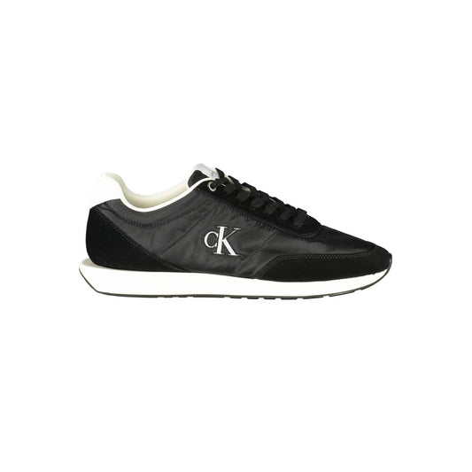 Calvin Klein Black Polyester Men Sneaker Calvin Klein