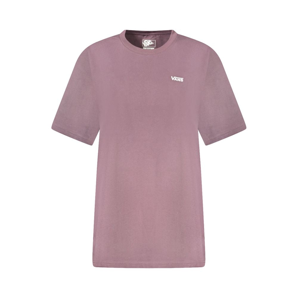 Vans Viola cotton women's T-shirt featuring a casual fit and simple design, perfect for everyday wear.