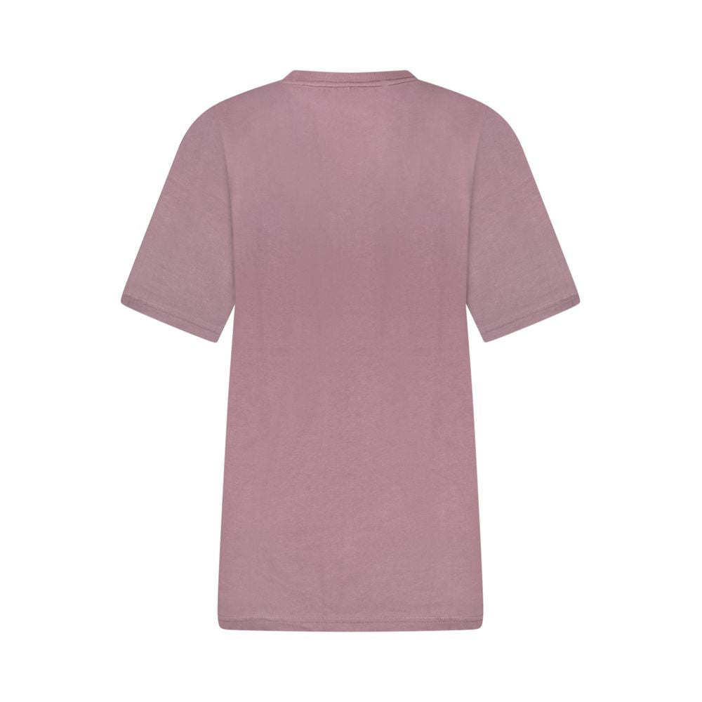 Vans Viola cotton women's T-shirt featuring a relaxed fit and classic Vans logo on the front.