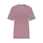 Vans Viola cotton women's T-shirt featuring a relaxed fit and classic Vans logo on the front.