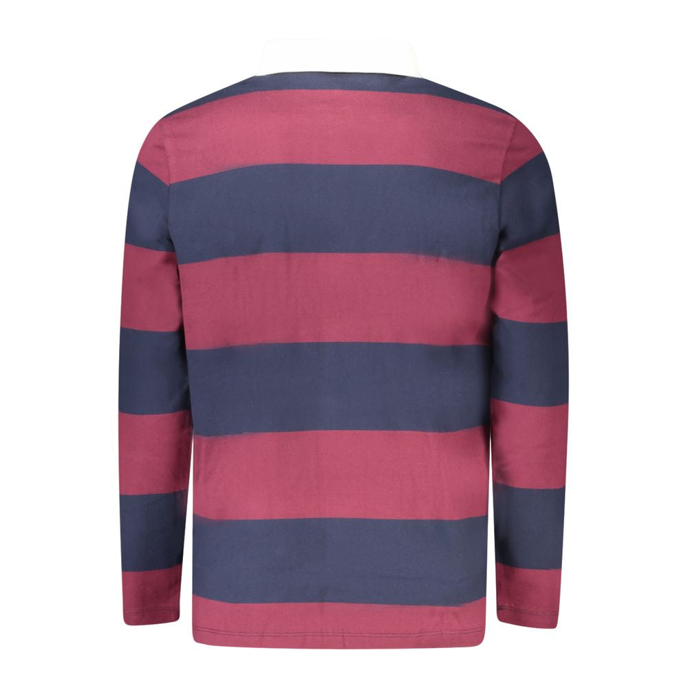Timberland Rosso Cotton Men's Polo Shirt in red with a classic collar and short sleeves, displayed on a neutral background.