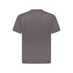 Black cotton Vans men's T-shirt with crew neck and short sleeves, featuring a simple, classic design.