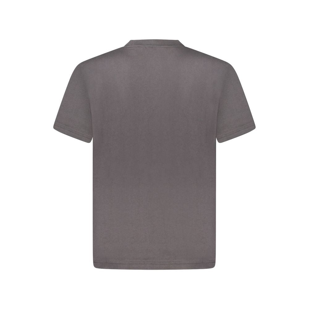Black cotton Vans men's T-shirt with crew neck and short sleeves, featuring a simple, classic design.